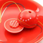 ceramic red incense Stand
