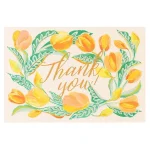 感謝卡 - 黃色鬱金香