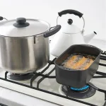 長方形設計，在油炸蝦時充分利用每一寸空間。