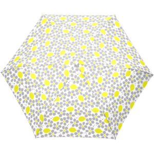 Miffy 伸縮雨傘 - 檸檬花圖案款打開時整把雨傘正面