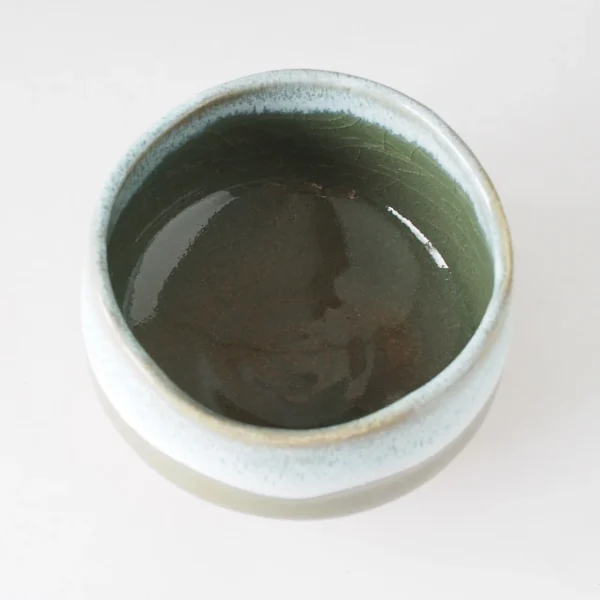 美濃焼抹茶碗內部