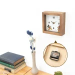 日本木製米奇米妮時鐘可以掛在牆上