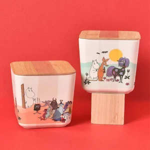 Moomin 姆明貯物罐 紅色和藍色 pic.2