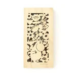 姆明與阿美對筷連筷子架套裝鏤空圖案設計木禮盒