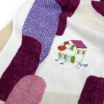 morita Miw 森田雙層面巾 - 愛麗絲 圖案設計放大圖片