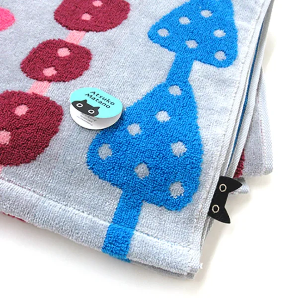 My Cat's Diary bath Towel - 灰色 Grey