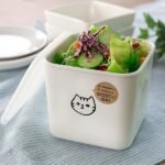 neco日本製方形保鮮盒 L (1100ml)放了食物後