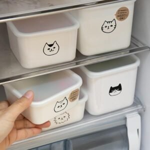 限時優惠 53 不同尺寸NECO保鮮盒可以疊上及整齊地放在雪櫃