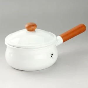 野田琺瑯有蓋單柄鍋 15cm