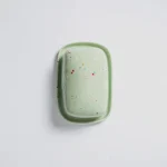 綠色陶瓷牛油盤 俯視圖