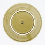 Polka 橄欖綠色餐碟底部