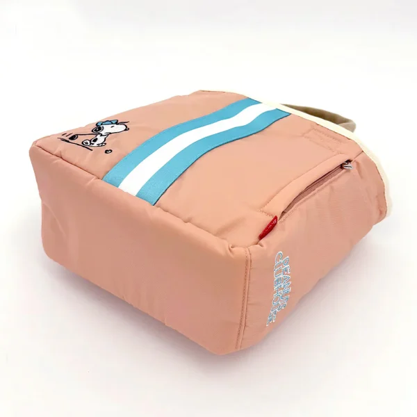 ROOTOTE 史諾比方形斜揹袋 - 珊瑚紅 底部