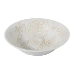 Unelma kukkia 花朵壓紋輕量碗 - 白色