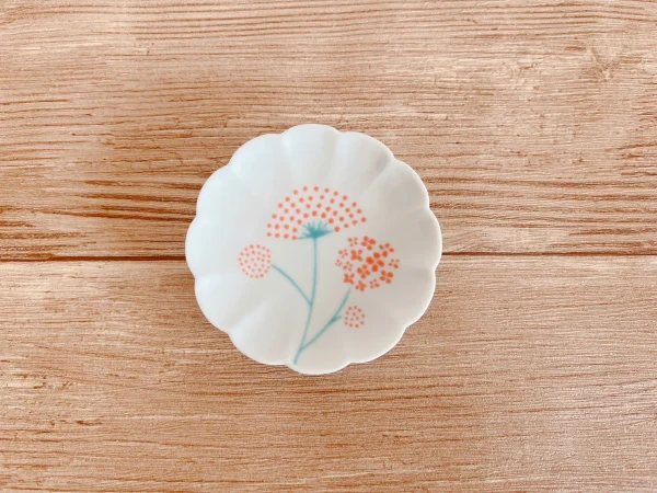 九谷燒｜晴天系列小花豆皿小盤禮盒組 4