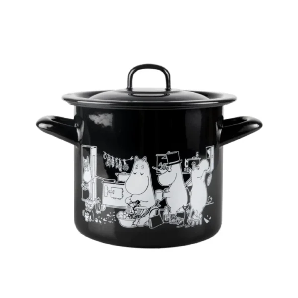 姆明歐洲製琺瑯湯鍋 1.5L 正面