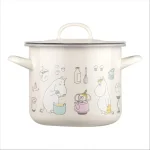 姆明歐洲製琺瑯湯鍋 2.5L 正面