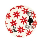 Moomin 姆明圓碟2 件套裝 - 紅色阿美圖案