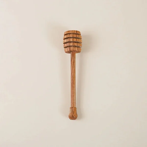 意大利橄欖木蜜糖匙 清晰的產品正面檢視