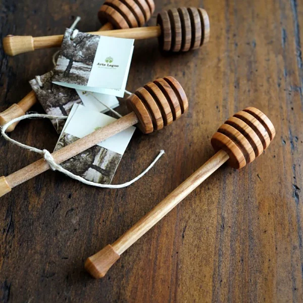 意大利橄欖木蜜糖匙附有產品紙吊牌