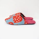 紅色日本製POPOSEA北歐風拖鞋側面