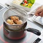 日本製圓形小炸鍋套裝