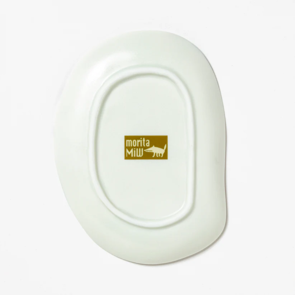 morita Miw 森田插畫瓷碟底部印有morita Miw 品牌名稱
