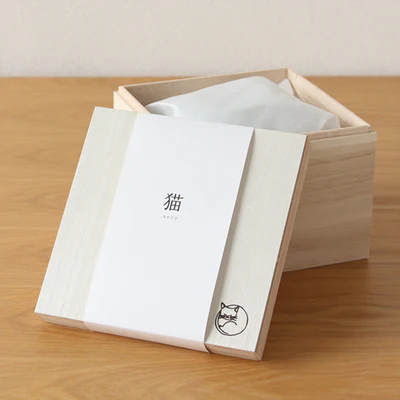 石丸波佐見燒neco 貓湯碟套裝之木禮盒