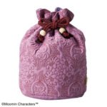 阿美Littly My 粉紅色絎縫抽繩袋