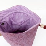 阿美絎縫抽繩袋內部設計與間隔圖片