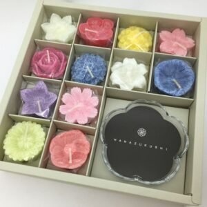 12 月份花朵造型蠟燭禮盒 12 種造型6