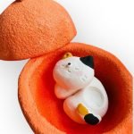 瀬戸焼果物猫精油擴香石-香橙