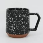 CHIPS mug 啞光陶瓷杯 380ml - 黑白色潑墨