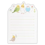 模切粉紅鸚鵡信紙套裝信紙款式