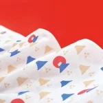 日本製造全棉毛巾- 富士山 - 圖案的特寫