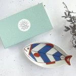 Kutani Ware Handcrafted Fish Dish3