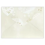 貓信紙套裝的信封的背面設計