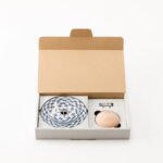 Cocolan日本燈籠紙無線LED燈裝在盒內