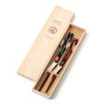 Issou 一雙煙火若狹塗夫婦對筷禮盒裝