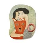 morita Miw名信片 – 赤色小狗封面