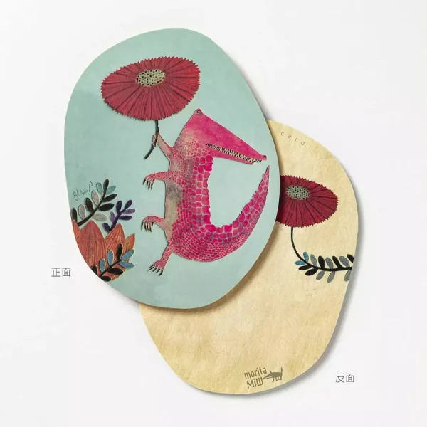 Morita Miw名信片 - 鱷魚快樂的聲音