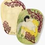 Morita Miw名信片 - 黃色連衣裙