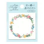 NB 記事貼淺綠色花環款正面