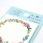 NB 記事貼淺綠色花環款