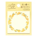 NB記事貼黃色金木犀花環款正面