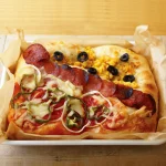 Noda Horo Baking Tray with food