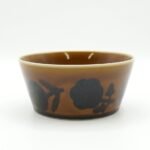 PLANTAREE 美濃燒碗啡黑色花朵款