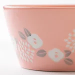 PLANTAREE - 美濃燒碗粉紅色椿款圖案設計放大圖片