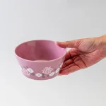 PLANTAREE 美濃燒碗紫色椿款容易拿在手裡