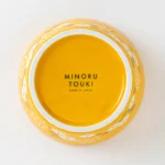 PLANTAREE 美濃燒碗黃色椿款底部