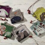 morita Miw 插畫方形毛巾